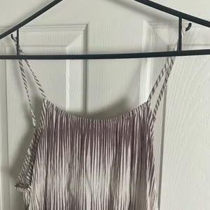 A New Day Brown & Cream Striped Maxi Dress | Boho Ikat Print Sleeveless L/XL thumbnail 3