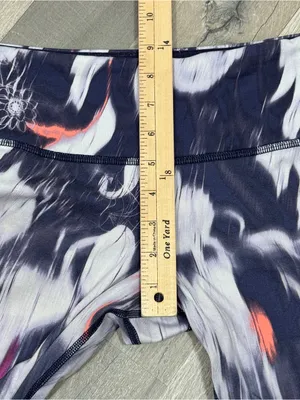 Lululemon Wunder Under Leggings Engineered Deep Mirage Purple White Tie Dye 6 thumbnail 10