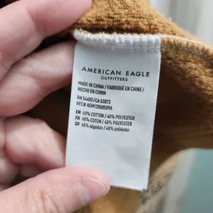 American Eagle Sweater Womens Size S Raglan Multicolor Color‎ Block Long Sleeve thumbnail 4