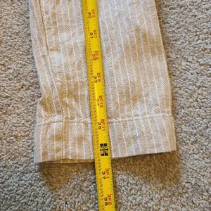 Rewash Women's Size Small Linen Blend Ankle Pant Paperbag Waist thumbnail 9