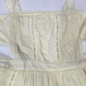 Tularosa Eleanora Embroidered Dress in Mellow Yellow Large thumbnail 8