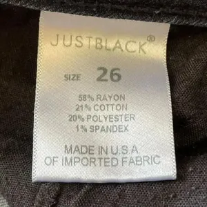 Just Black Mid Rise Blue Soft Skinny Denim Women’s Minimalist Jeans SZ 26 # 1543 thumbnail 9