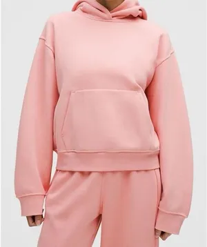 Lululemon W Steady State Oversized Hoodie TROS Tea Rose NWT Size Medium thumbnail 1