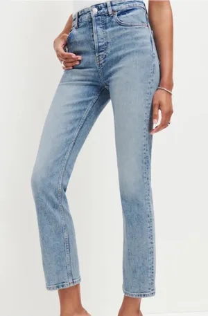 Reformation Cynthia Stretch High Rise Straight Jeans in Manitoba size 29 thumbnail 1