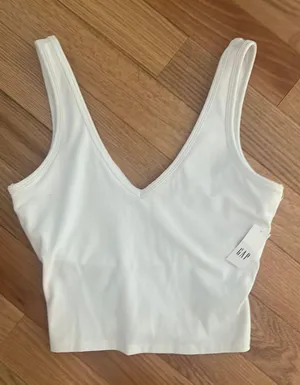 Gap White Crop Top thumbnail 1