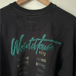 Anine Bing XS Kenny Sweatshirt Panther in Vintage Black thumbnail 9