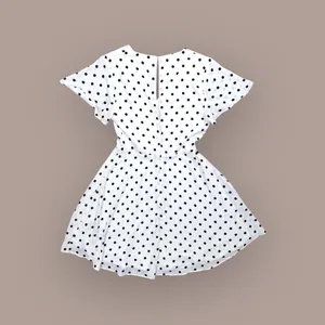Express 00 White Polka Dot Dress thumbnail 2