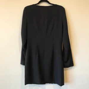 NWT Abercrombie and Fitch Dark Blue Mara Long Sleeve Blazer Dress Size M Tall thumbnail 9