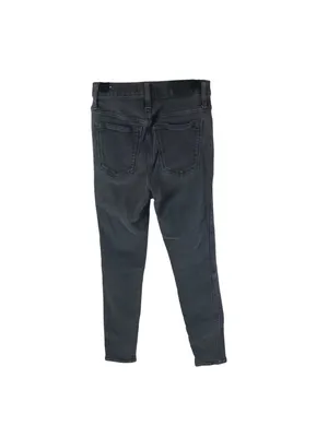 Madewell 10" High-Rise Skinny Jeans Size 27 Black Stretch Denim thumbnail 2
