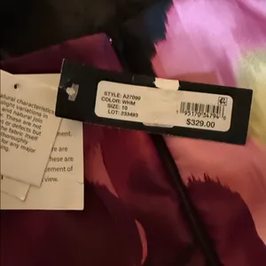 Betsy & Adam (G2) Strapless High-Low Gown NWT SIZE 10 thumbnail 5