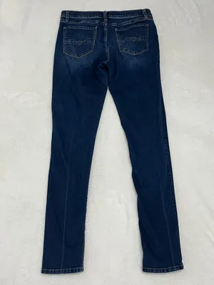New York & Company Women's Dark Wash Skinny Jeans Size 8 thumbnail 3