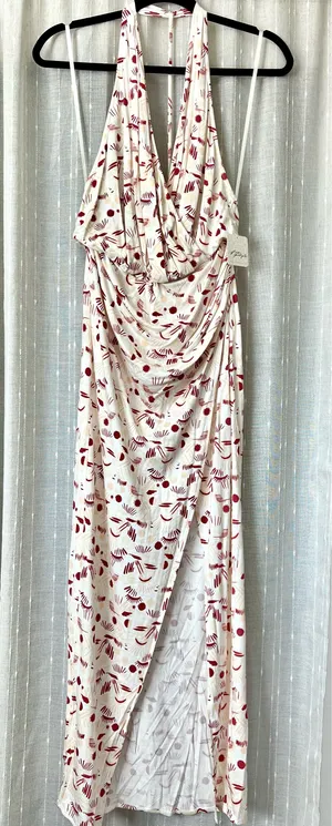 Backless Halter Dress thumbnail 1