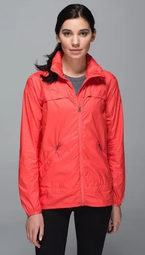 Lululemon Miss‎ Misty Jacket Atomic Red Size 4 thumbnail 1