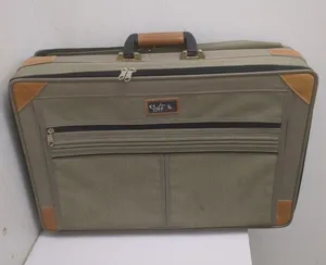 Diane Von Furstenberg DVF Vintage Luggage Green Travel Carryon 22"x 6" x 14" thumbnail 1