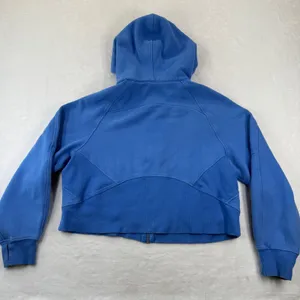 Lululemon Scuba Oversized Full Zip Hoodie Blue Women M/L‎ Fleece Jacket thumbnail 12