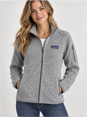 Patagonia Gray Marked Better Sweater Full Zip Fleece Jacket Size Small thumbnail 1