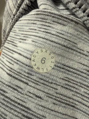 🍋 LULULEMON Women’s Grey Space-Dye Full-Zip Jacket Size 4 W4ACYS thumbnail 13