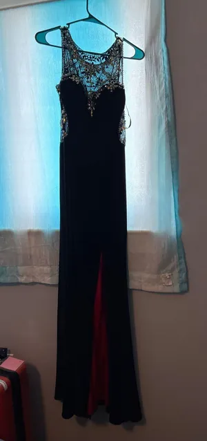 Betsy & Adam Dress Black Formal thumbnail 1