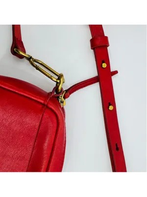 Madewell Red Italian Leather Crossbody Carabiner Bag thumbnail 10