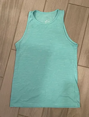 Nike Dri-FIT Heathered Aqua Tank Top thumbnail 1
