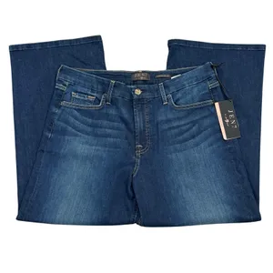 Jen 7 by For All Man Kind Cropped Wide Leg Jeans NWT thumbnail 6