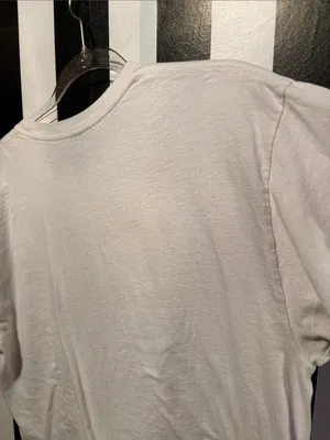 Budweiser White Tee with Red and Navy Logo Size Large Unisex thumbnail 5