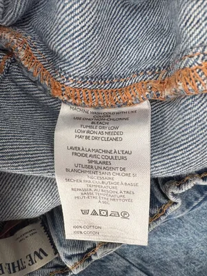 We The Free CRVY Outlaw Wide Leg Baggy Jeans Women Size Small thumbnail 10
