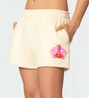 Edikted Orchid Babe Sweat Shorts Large NWT thumbnail 1