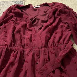 Baltic Born Paisley Dot‎ Midi Dress Burgundy Women's L thumbnail 10