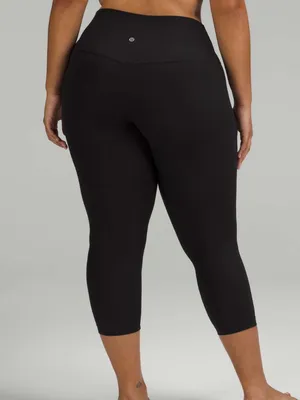 Lululemon Align Ribbed High-Rise Crop 23" Leggings Black thumbnail 1