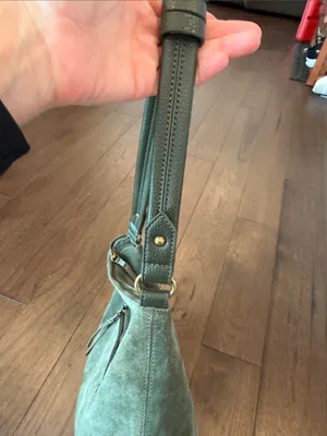 The Sak Sequoia Suede Hobo Bag in Moss Green - C11-686 thumbnail 7