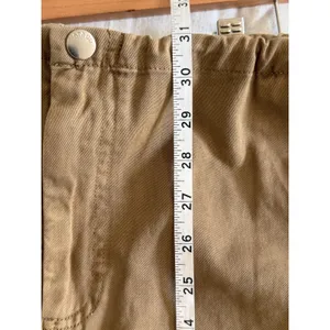 STAUD Cargo Skirt Womens XL NEW Tan Cotton Midi Drawstring Toggle Utility‎ Skirt thumbnail 5