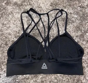Reebok Black Sports Bra thumbnail 2