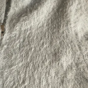 NWT Hazel Moon blue zipped fuzzy sweater XS thumbnail 4