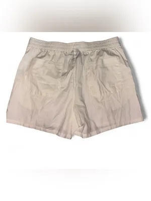 Jordan Cream Elastic Waist Embroidered Shorts thumbnail 2