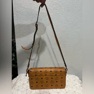 MCM Tan Logo Crossbody Bag‎ thumbnail 3