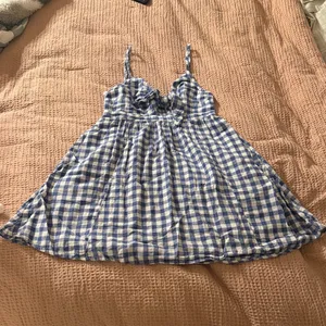 Blue and White Gingham Dress thumbnail 4