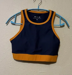 Wilo The label Ribbed Sports Bra Size‎ Medium thumbnail 1