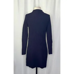 ALEX MILL Ribbed Tunic Sweater Dark Navy Blue Pullover Merino Wool Knit Small thumbnail 8