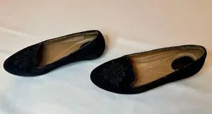 Clarks Artisan | Black Alitay Kallen Suede Flat - 6M thumbnail 6
