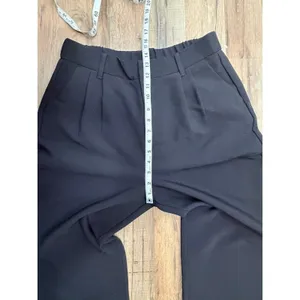 BYLT Premium Basics Black Wide Leg High Rise Pants Women's L Stretch‎ Career thumbnail 10