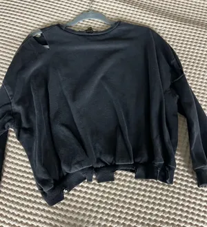 Lulu's Black Crewneck Sweater thumbnail 1