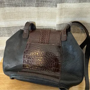 Brighton Brown And Black Shoulder Bag‎ thumbnail 2