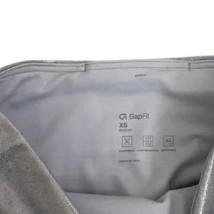 NWOT Gap Fit High Compression Silver Athletic Gym Bicycle Bike Shorts Size XS thumbnail 3