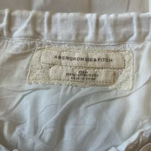 Abercrombie Lace Trim Mini Skirt White Cotton Small Boho Feminine thumbnail 4