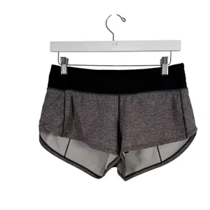 Lululemon Speed Up Short 2.5" Heather Lux Multi Black Grey Gym Athletic Womens 4 thumbnail 2