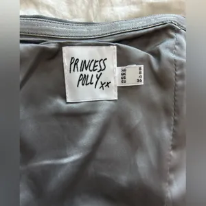 Princess Polly Charcoal Satin Corset Top 4 thumbnail 2