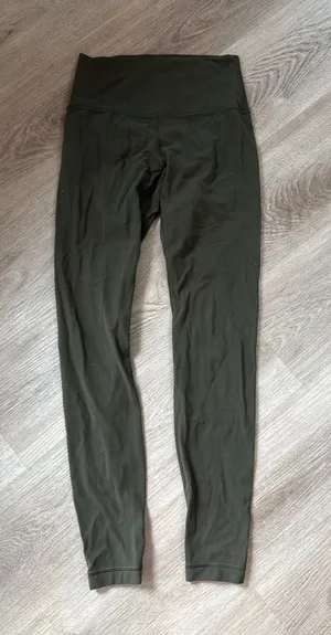 Army green Lululemon align leggings thumbnail 1