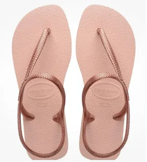Havaianas Brand New Women's Size 11/12 Men's 9/10M Ballet Rose Flip Flops Sandals thumbnail 1