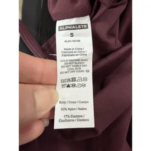NEW Alphalete Ultrasoft Allure Dress - Wine , Size Small thumbnail 10
